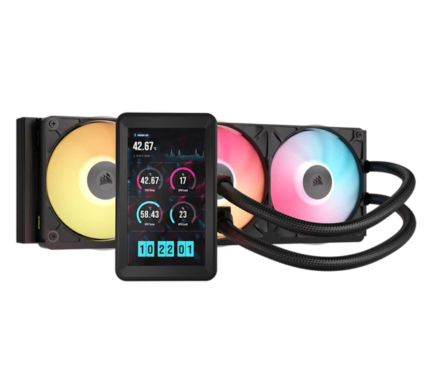 Corsair iCUE LINK TITAN II 360 RX LCD 3x120mm - 1603091 - zdjęcie